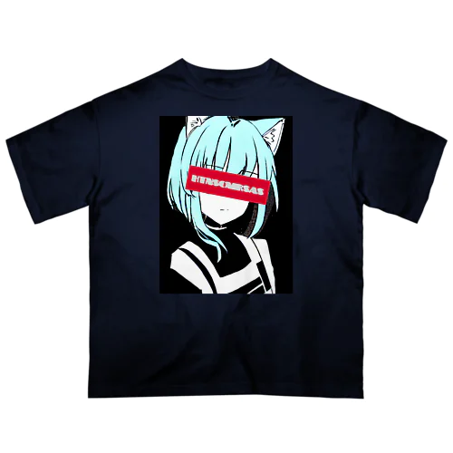 電脳猫耳少女 Oversized T-Shirt