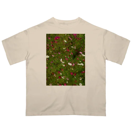 201408311255000　風の中の秋桜 Oversized T-Shirt