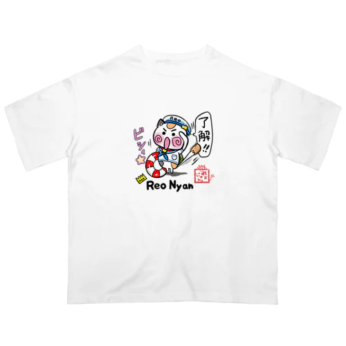 夏のマリン☆れぉにゃん Oversized T-Shirt