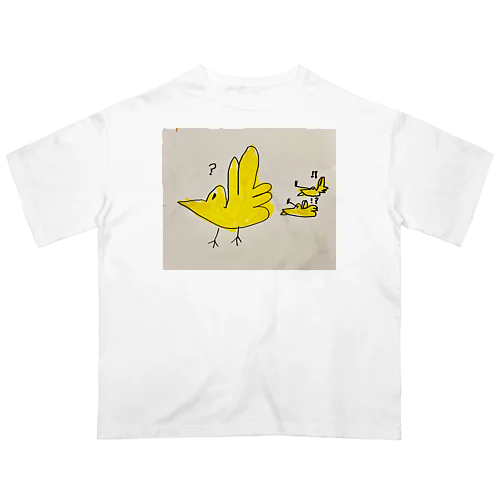 ふしぎなとり オーバーサイズTシャツ