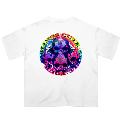 CUTE SKULL FOUR SIBLINGS オーバーサイズTシャツ