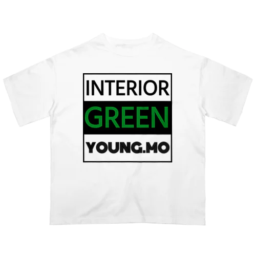 Square LOGO WHITE Oversized T-Shirt