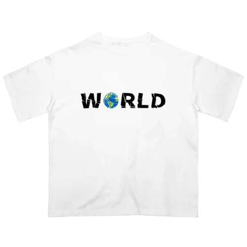 WORLD(英字＋１シリーズ) Oversized T-Shirt