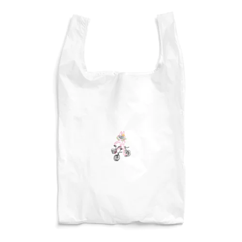 ぷりきゅ自転車乗れます Reusable Bag