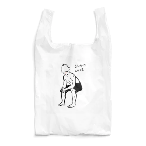 おしゃれサウナ男子 Reusable Bag