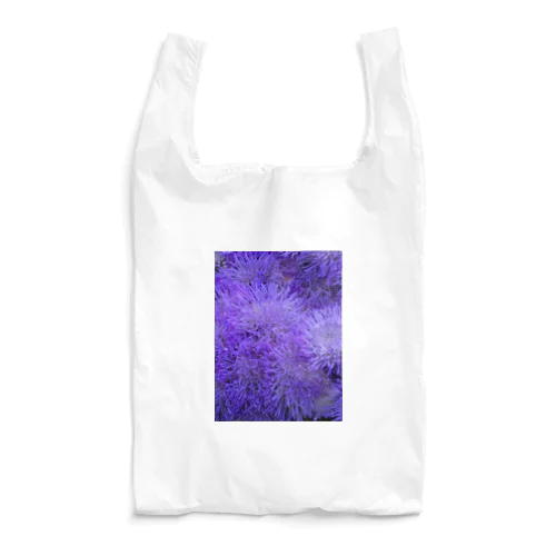 ふわふわ紫色の花 Reusable Bag