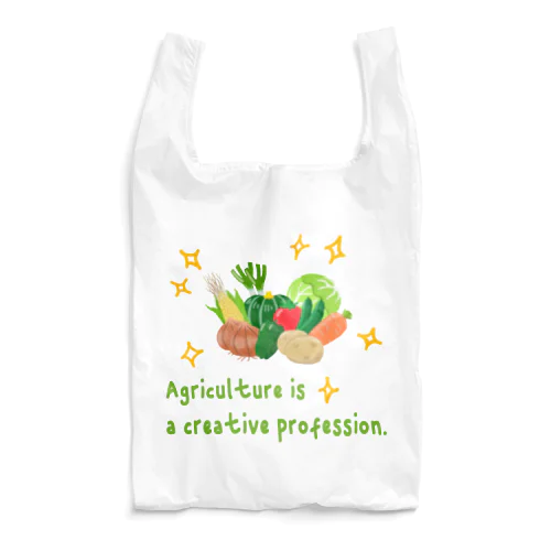 農業はクリエイティブ Reusable Bag