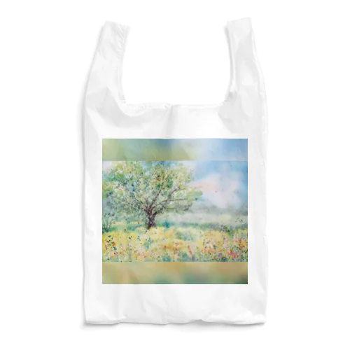 watercolor field Reusable Bag