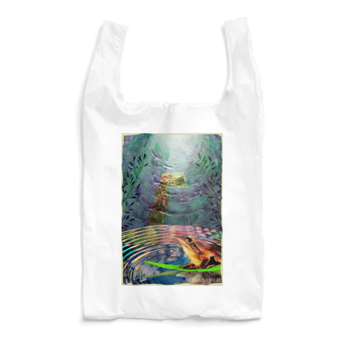 Frog imagines the world. Reusable Bag