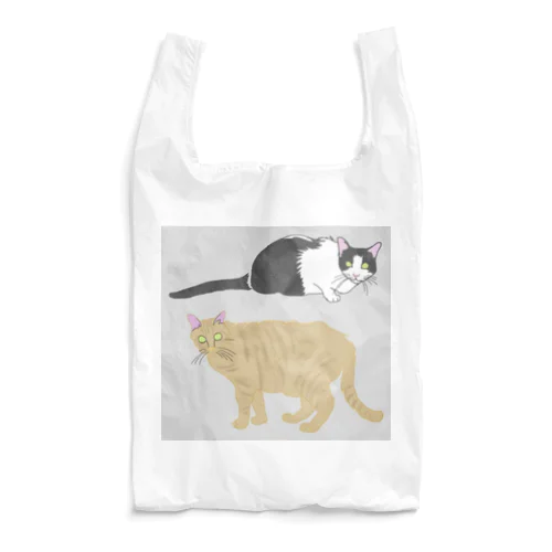 猫と猫 Reusable Bag