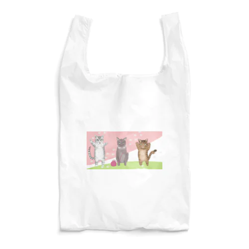 ネコネコネコ Reusable Bag