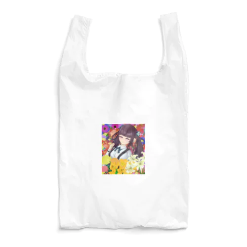 花の女の子 Reusable Bag