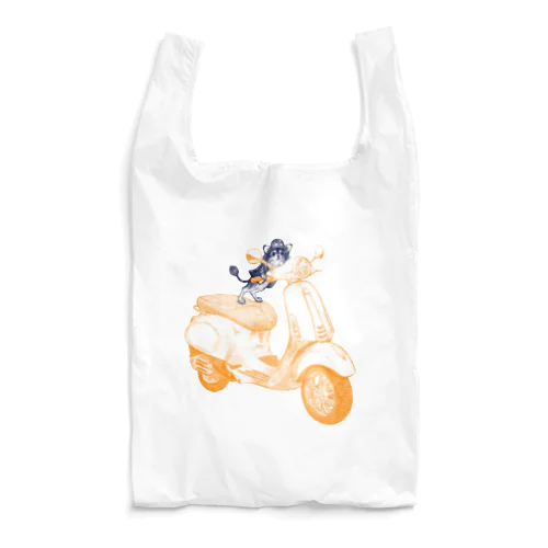 チワワのすっちゃんバイクに乗る Reusable Bag