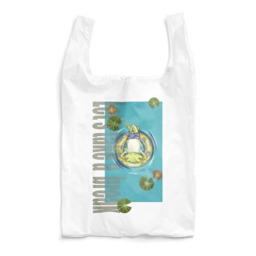 浮き輪かえる Reusable Bag