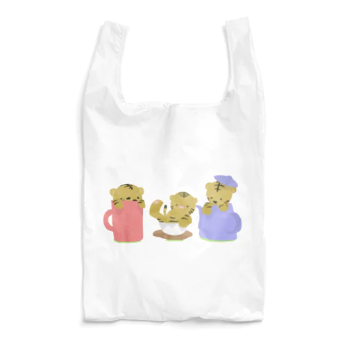 トラの三兄弟 Reusable Bag