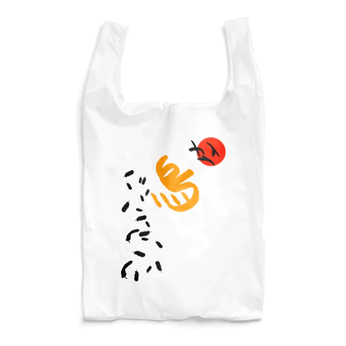 和デザインな烏(黒)  Reusable Bag