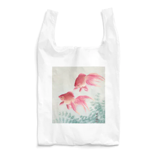 日本画:小原古邨_金魚二匹 Reusable Bag