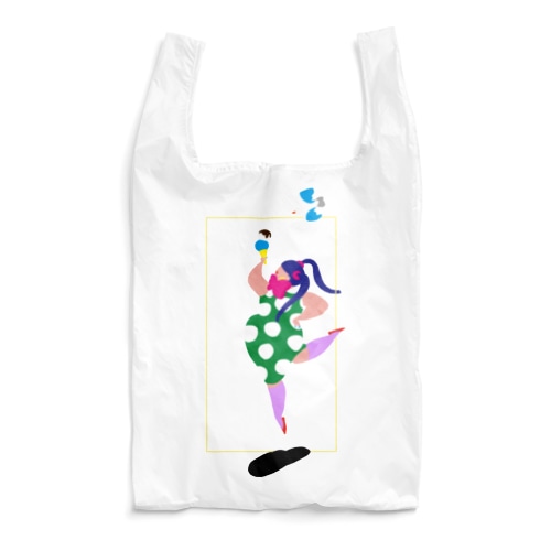 水玉の女01 Reusable Bag