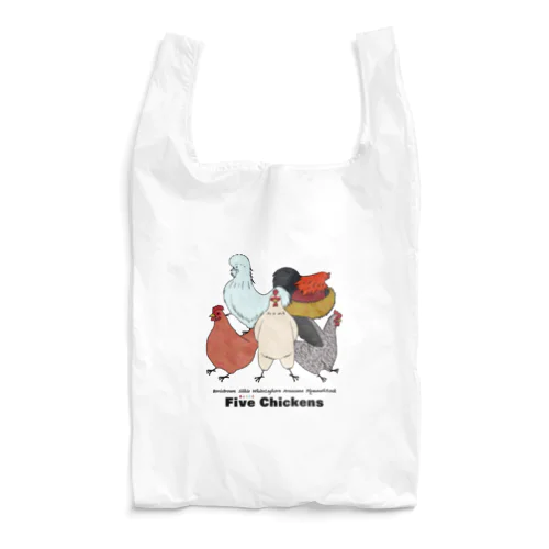 ニワトリ戦隊！ファイブ・チキンズ-雑貨 Reusable Bag