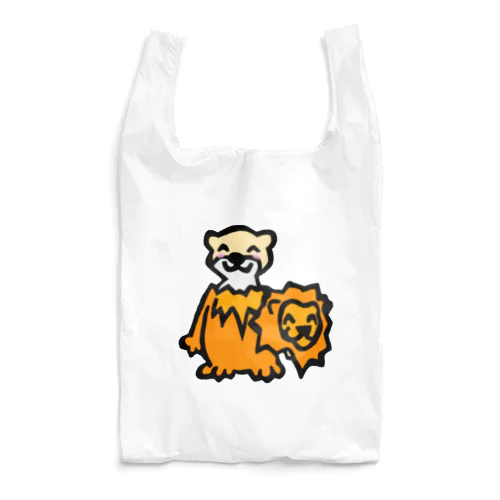 ライオン着ぐるみカワウソ Reusable Bag