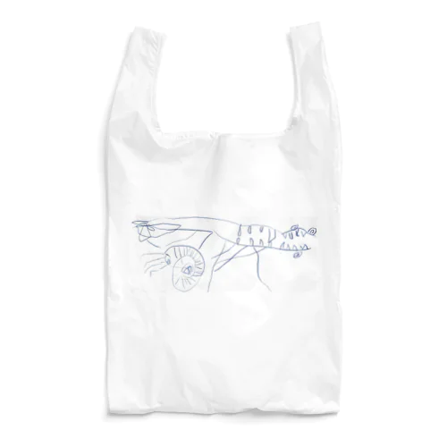 ぼくが描いたアンモナイトとダコサウルス Reusable Bag