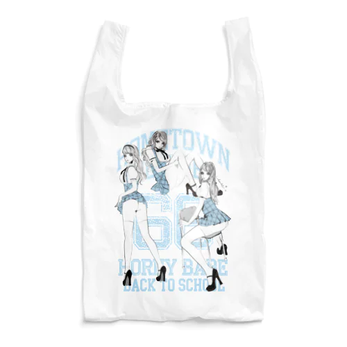 NAUGHTY SCHOOLGIRLS 0560 B柄 Reusable Bag