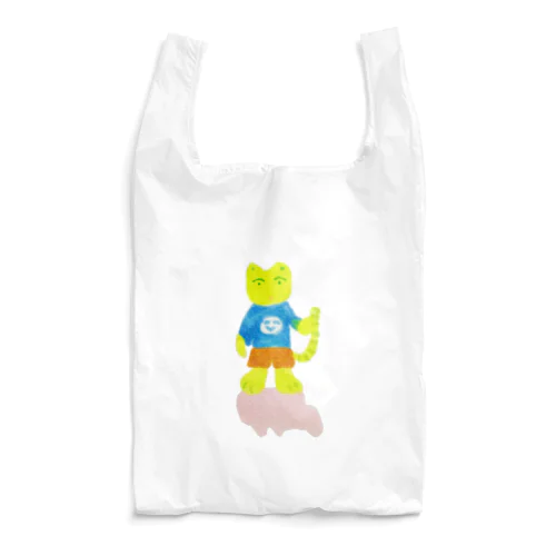 しっぽのシマを見せるネコ🐱 Reusable Bag