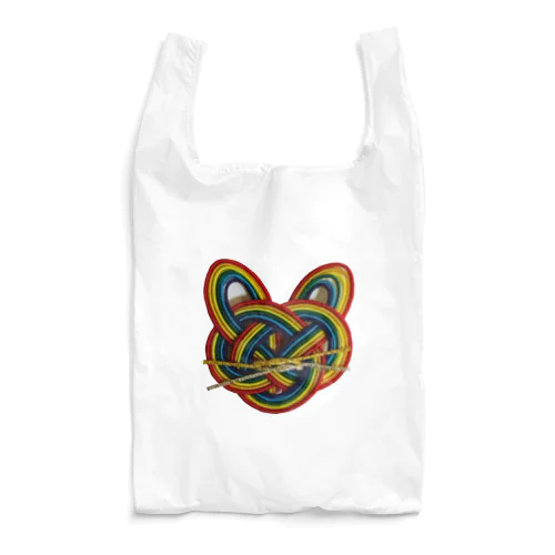 虹いろびより　水引　猫 Reusable Bag