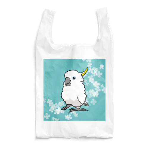 花とキバタン Reusable Bag