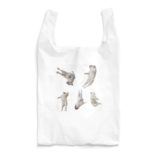 転がる犬 Reusable Bag