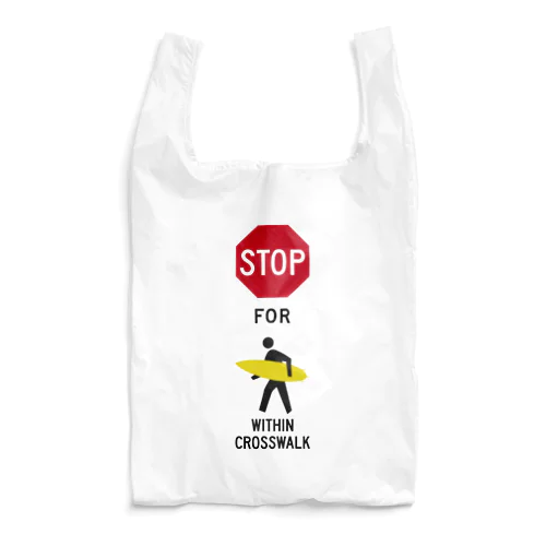 stop for surfer_No.003_fC Reusable Bag