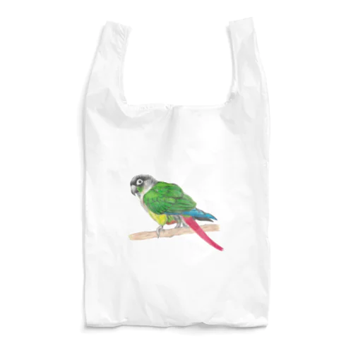 [森図鑑] ウロコインコC 横向き Reusable Bag