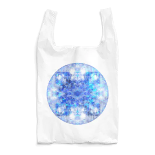 Blue graphics(circle) Reusable Bag