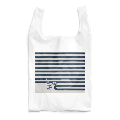 Uターンするボーダーライン Reusable Bag