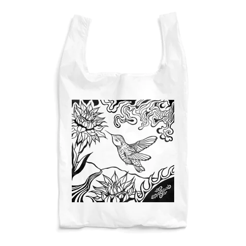 ハチドリの夢（透過） Reusable Bag