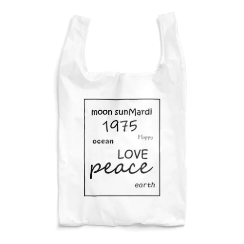 moon sunMardi　好きなものいっぱい Reusable Bag