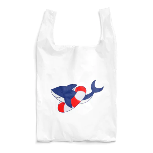 サメくんは、泳げない。 Reusable Bag