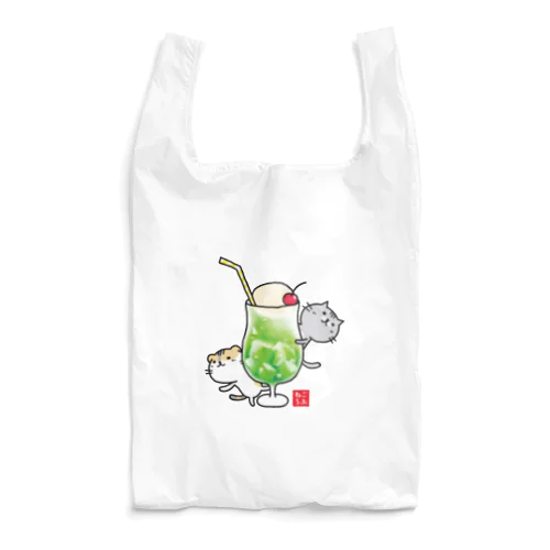 ねころぶ【メロンソーダ】 Reusable Bag