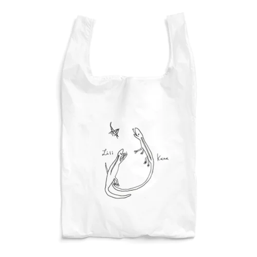 カナヘビのカナちゃんとリリちゃん Reusable Bag