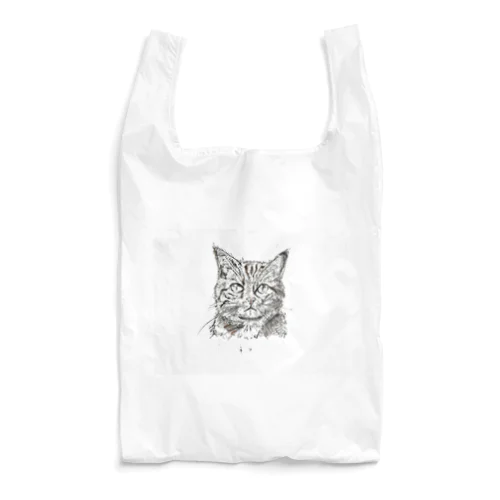 色鉛筆ネコ Reusable Bag