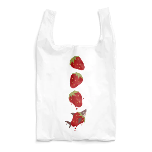 苺ととろけるおサメさん | TOROKERU SHARK Strawberry Reusable Bag