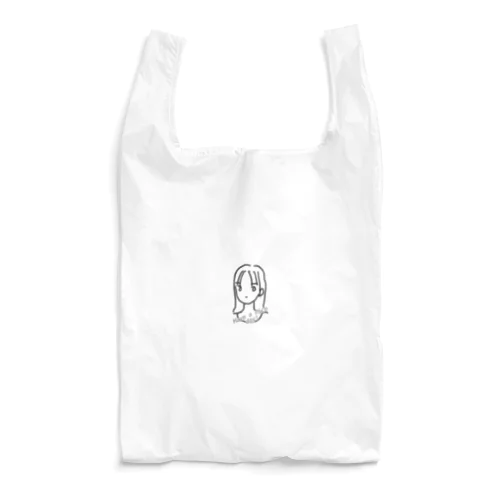 Have a nice day!!! ロングヘアな彼女 Reusable Bag