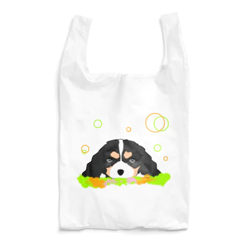 キャバリアトライカラー癒し犬 Reusable Bag