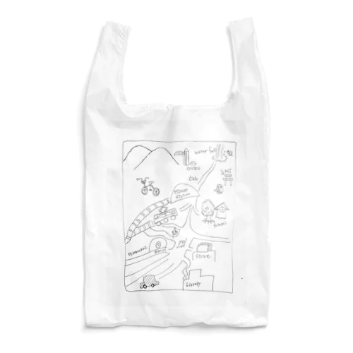 Map Reusable Bag