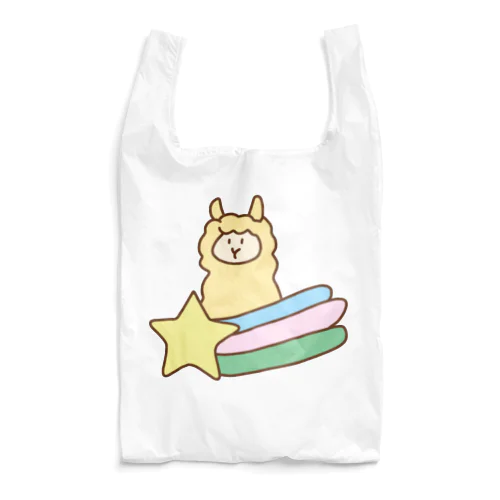 大きな流れ星のアルパカ Reusable Bag