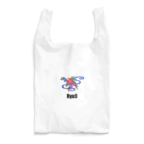 花柄紅型ふー Reusable Bag