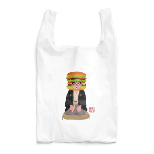 噺家バーガー(かぶりものVr) Reusable Bag