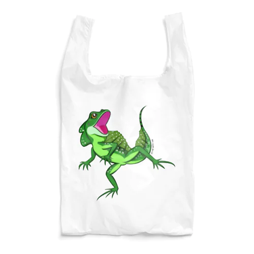 水辺の忍者グリーンバシリスク Reusable Bag