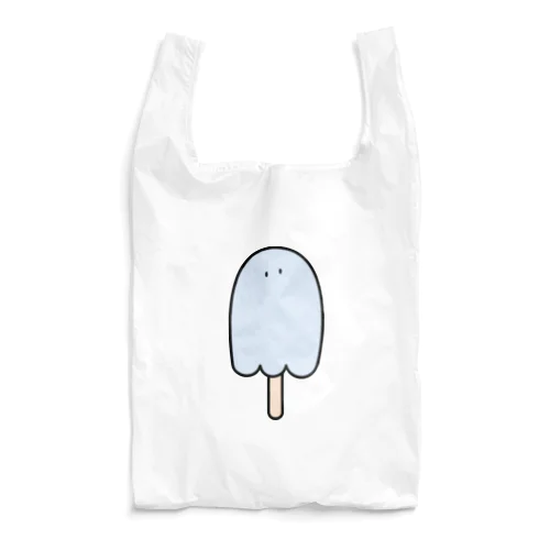 あいすくりーむおばけちゃん blue Reusable Bag