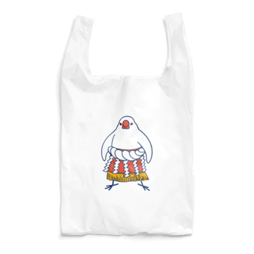 すもう文鳥よこづな　青ライン Reusable Bag